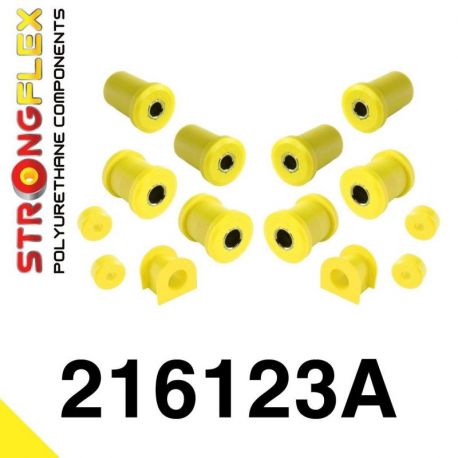 STRONGFLEX 216123A: SADA - silentbloky prednej nápravy SPORT