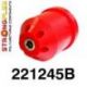 221245B: ZADNÁ nápravnica - silentblok uchytenia 72mm
