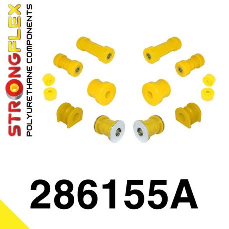 STRONGFLEX 286155A: SADA - silentbloky prednej nápravy SPORT