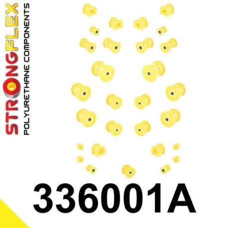 STRONGFLEX 336001A: SADA - kompletná sada silentblokov SPORT