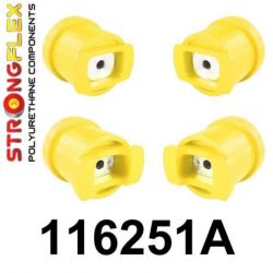 116251A: PREDNÁ nápravnica - SADA silentblokovSPORT