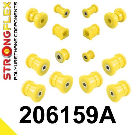 206159A: KOMPLETNÁ SADA silentblokov SPORT - - STRONGFLEX