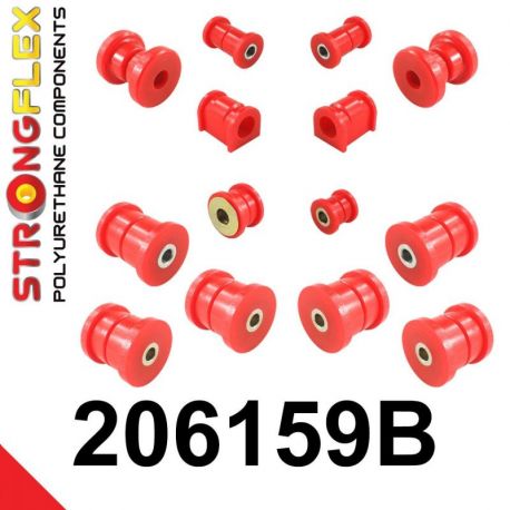 206159B: KOMPLETNÁ SADA silentblokov - - - STRONGFLEX
